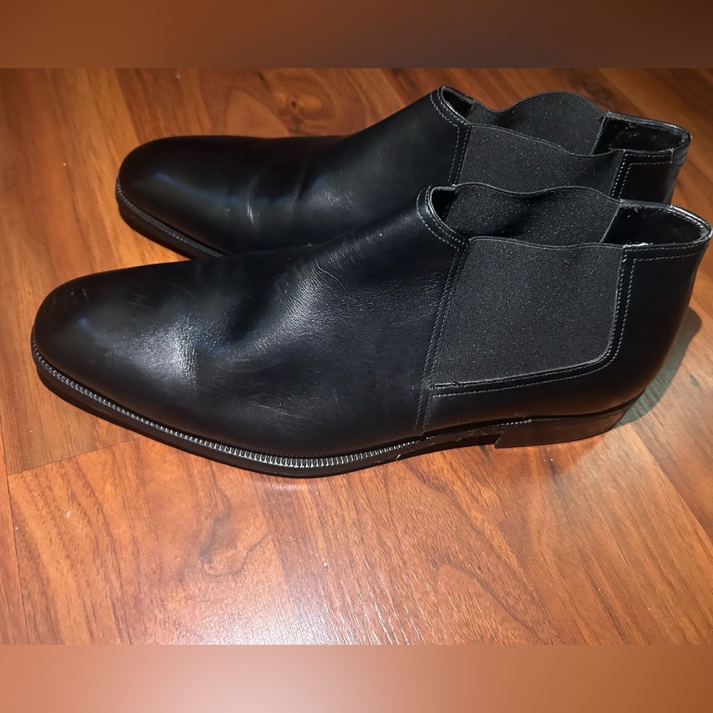 Salvatore Ferragamo Black Leather Boots